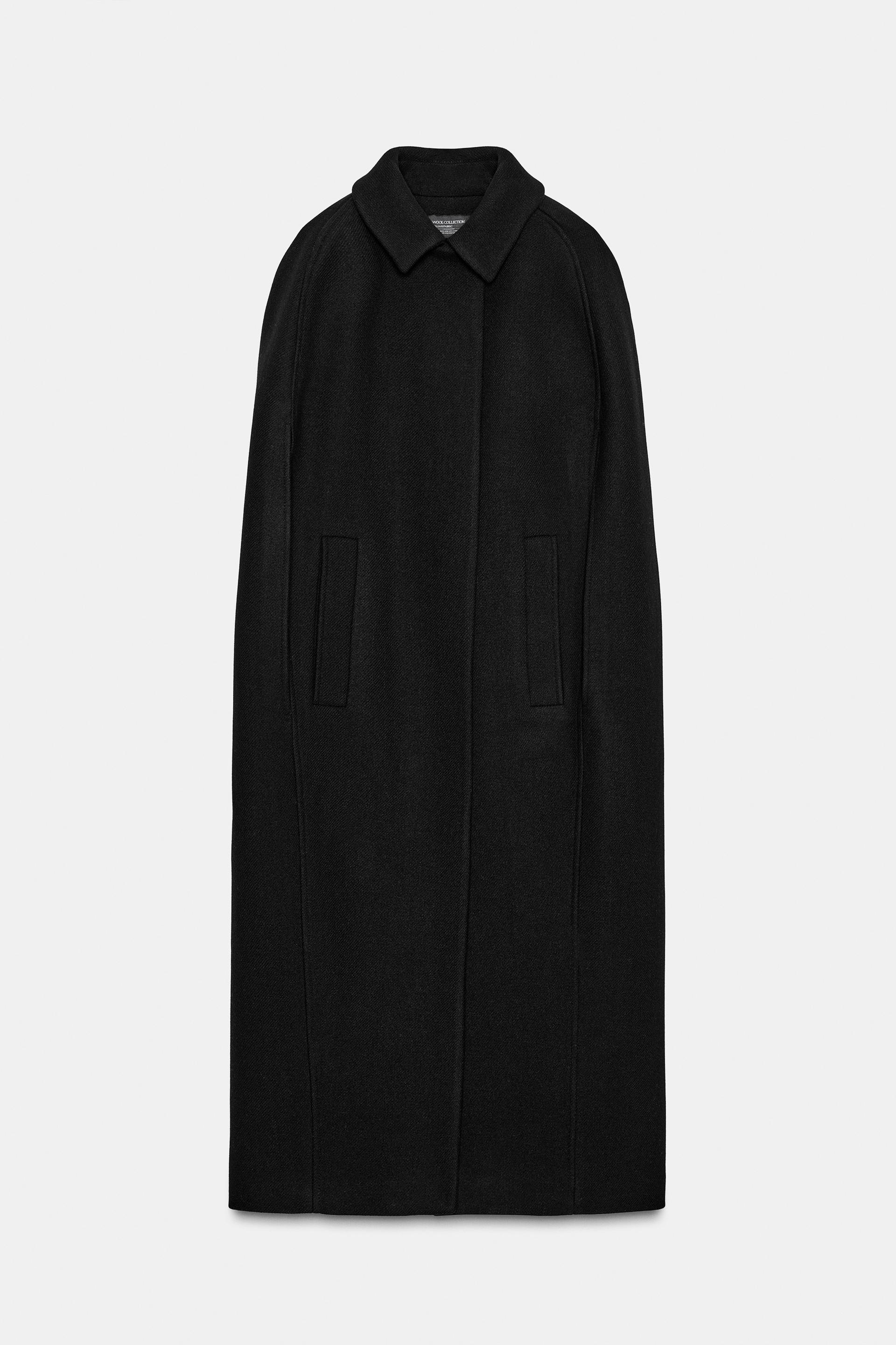 ZW COLLECTION LIMITED EDITION WOOL BLEND CAPE COAT by undefined ZW COLLECTION LIMITED EDITION WOOL BLEND CAPE COAT by undefined