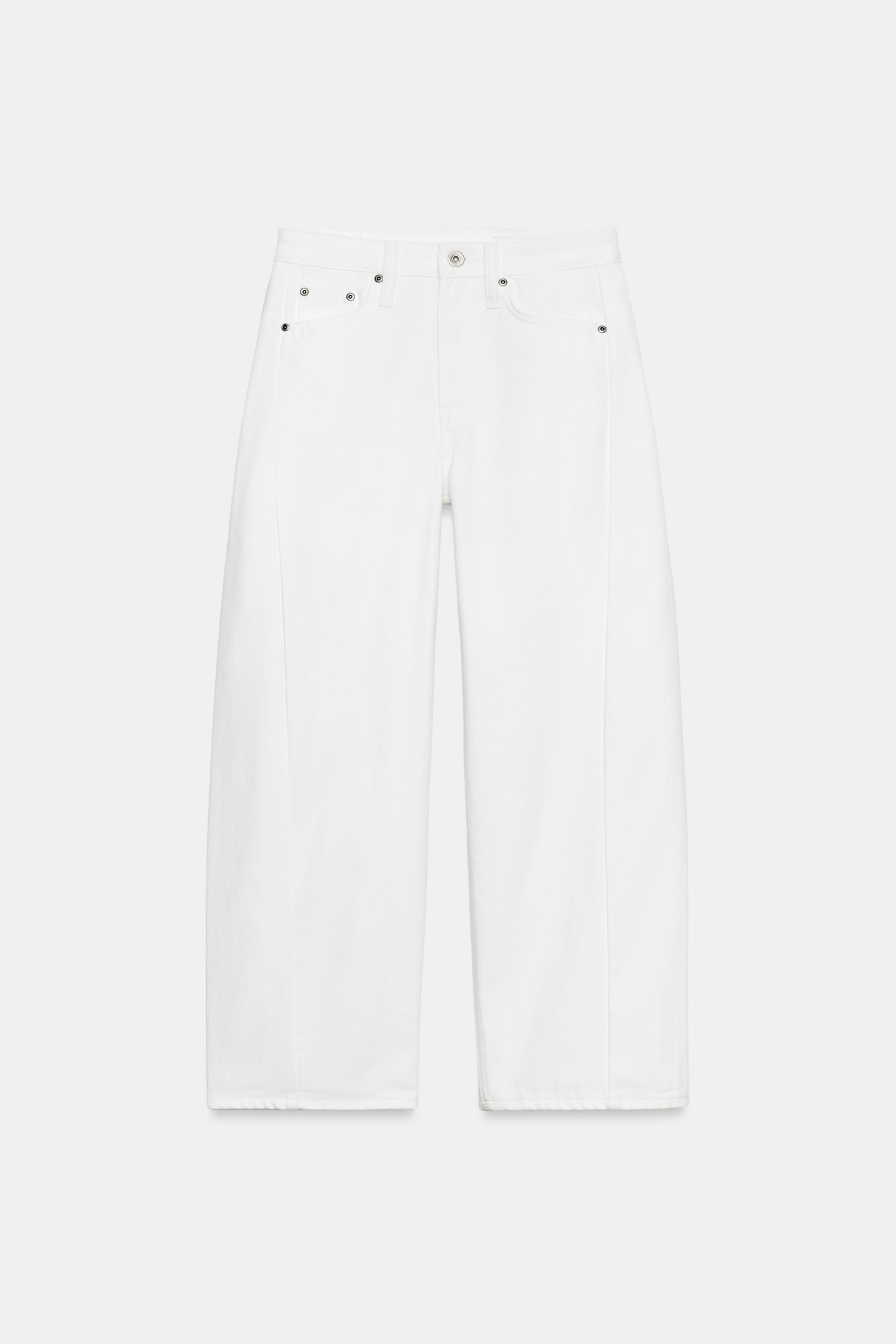 ZW COLLECTION MID-RISE ANKLE RELAXED JEANS by ZARA