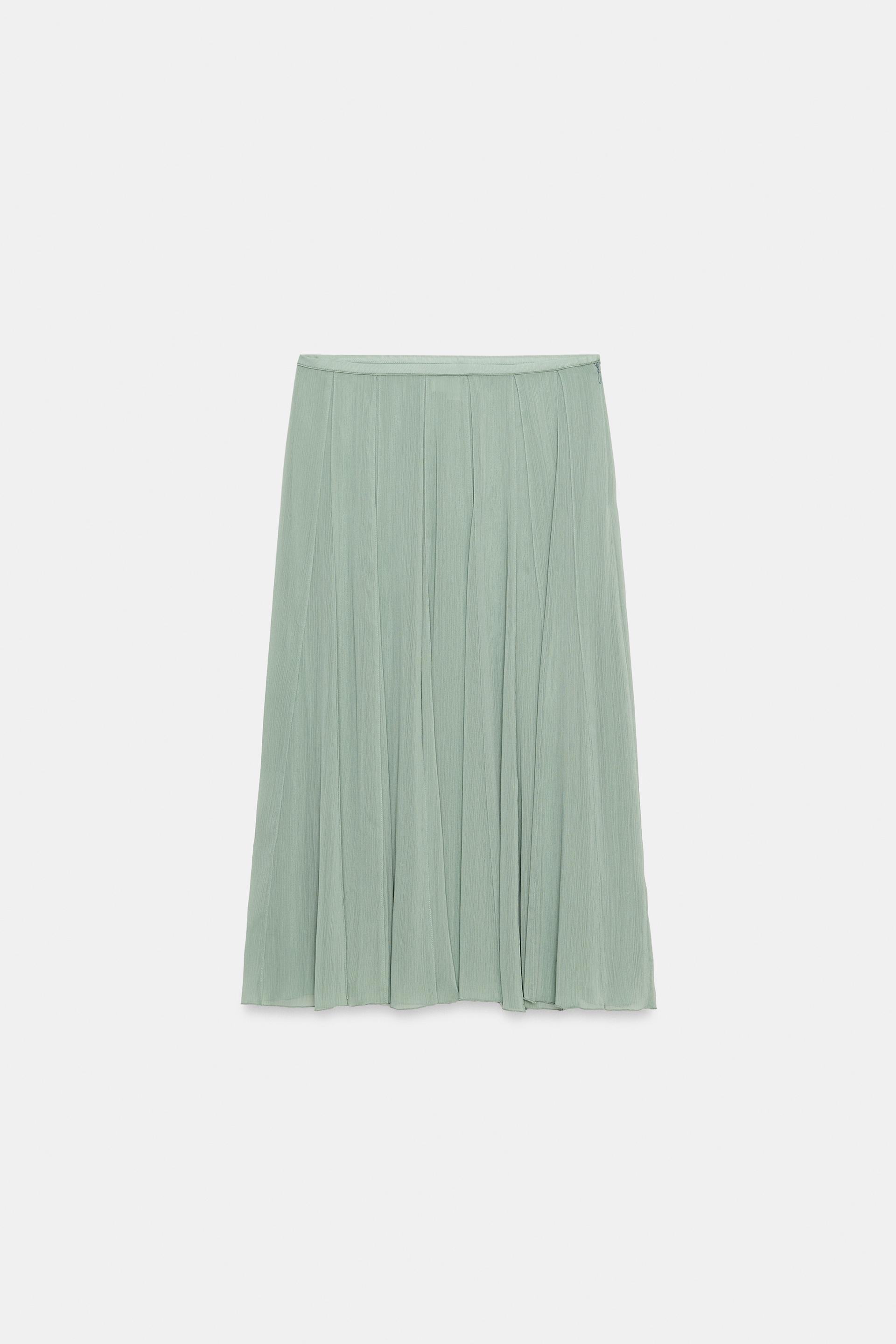ZW COLLECTION MIDI SKIRT by ZARA