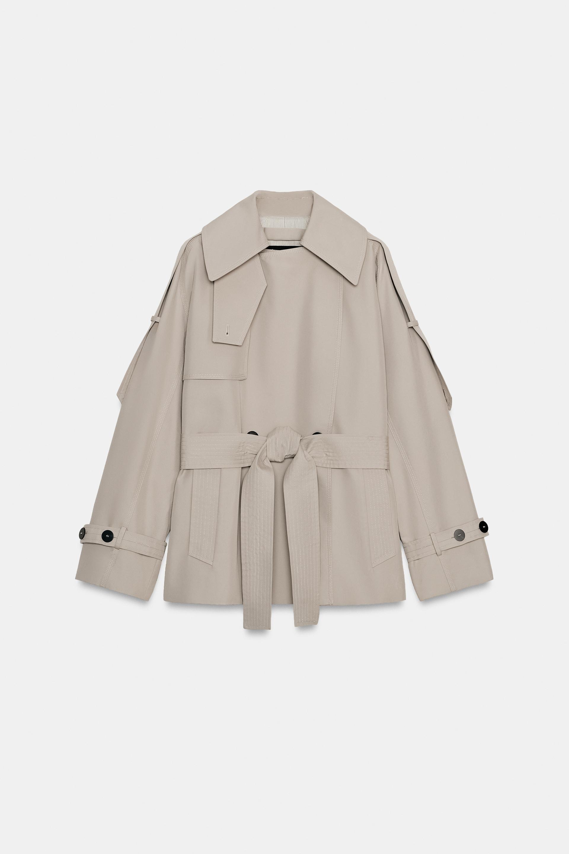 ZW COLLECTION OVERSIZED WATER REPELLENT TRENCH COAT by ZARA