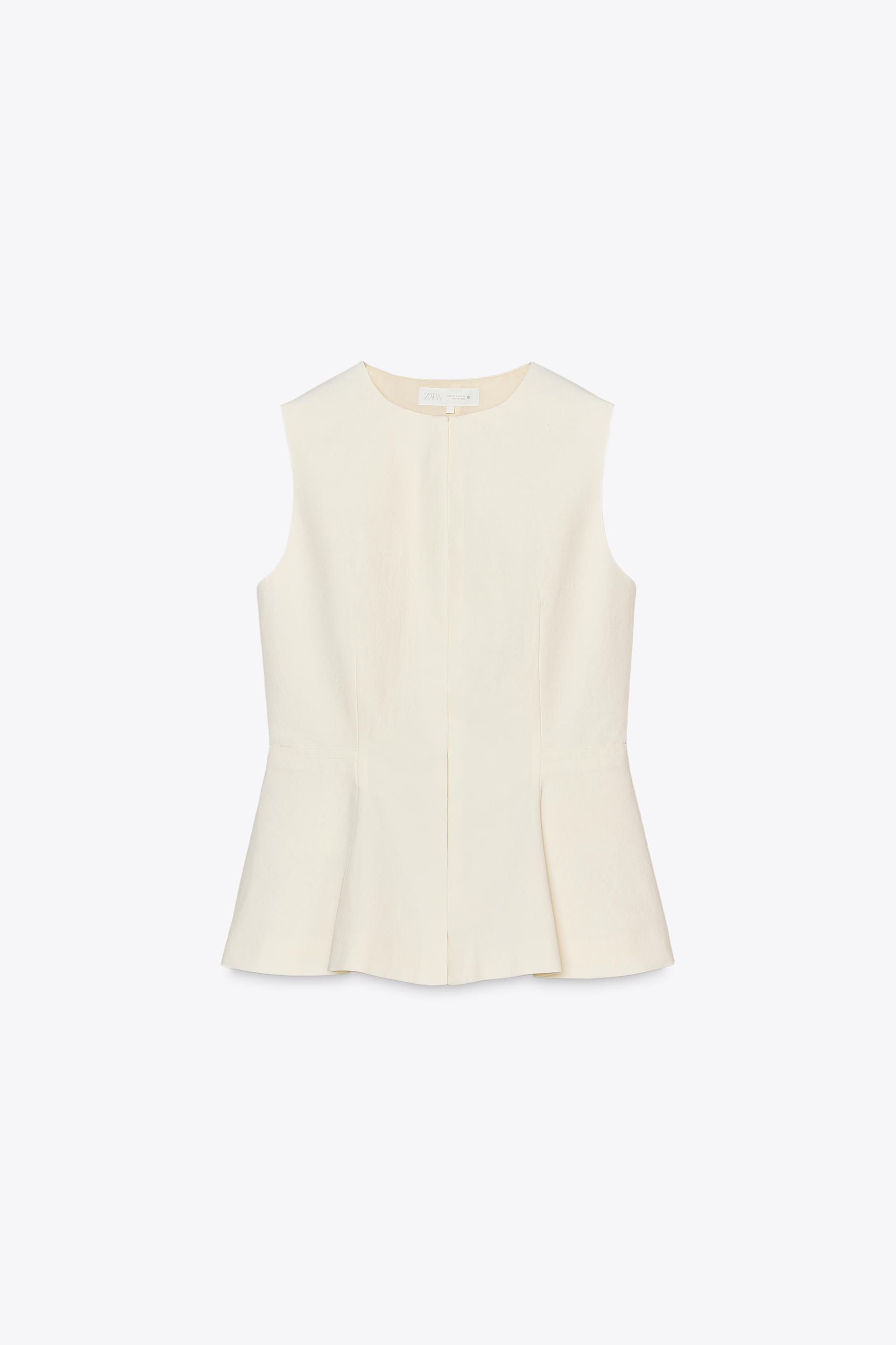 ZW COLLECTION PEPLUM TOP by ZARA