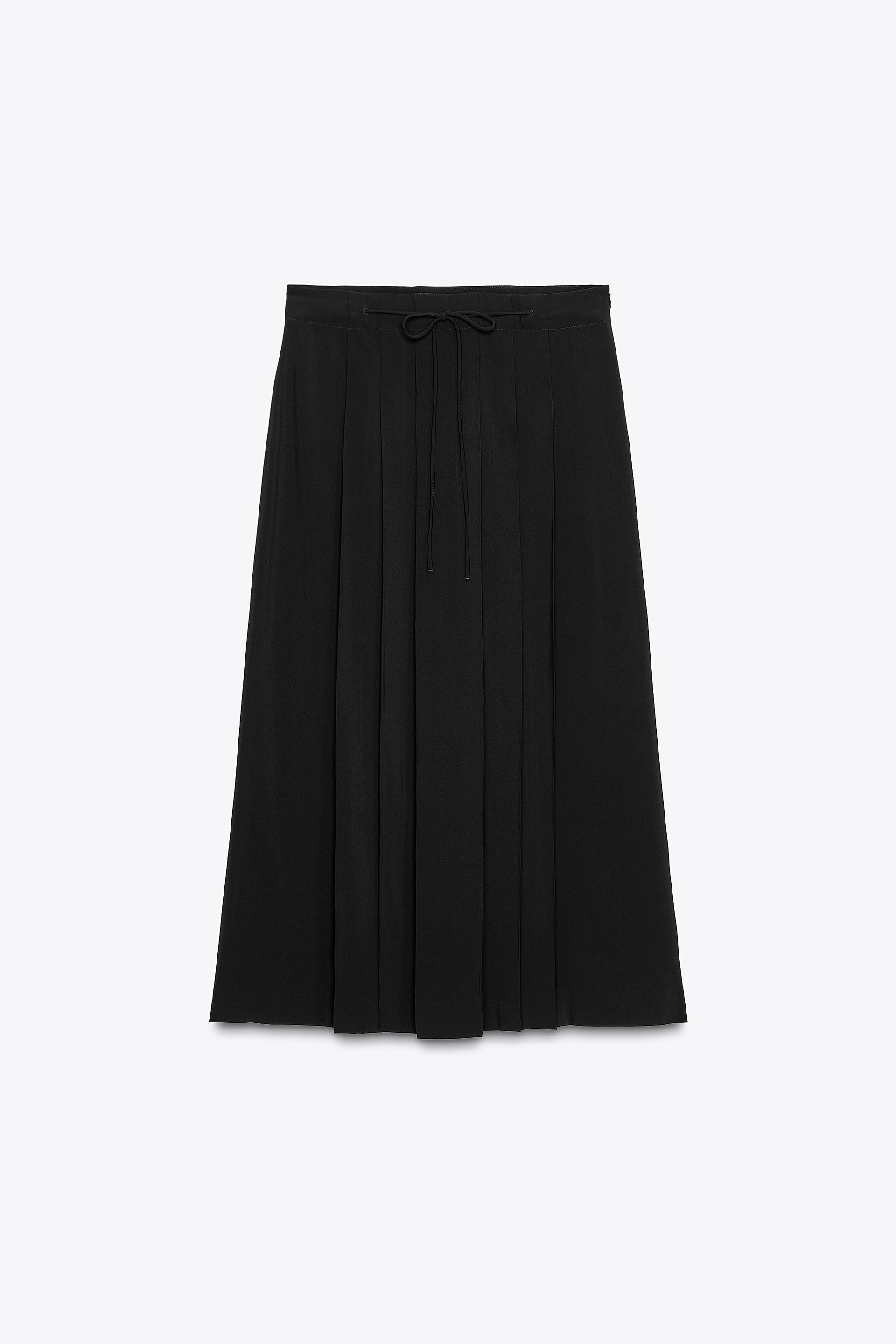ZW COLLECTION PLEATED SKIRT by ZARA