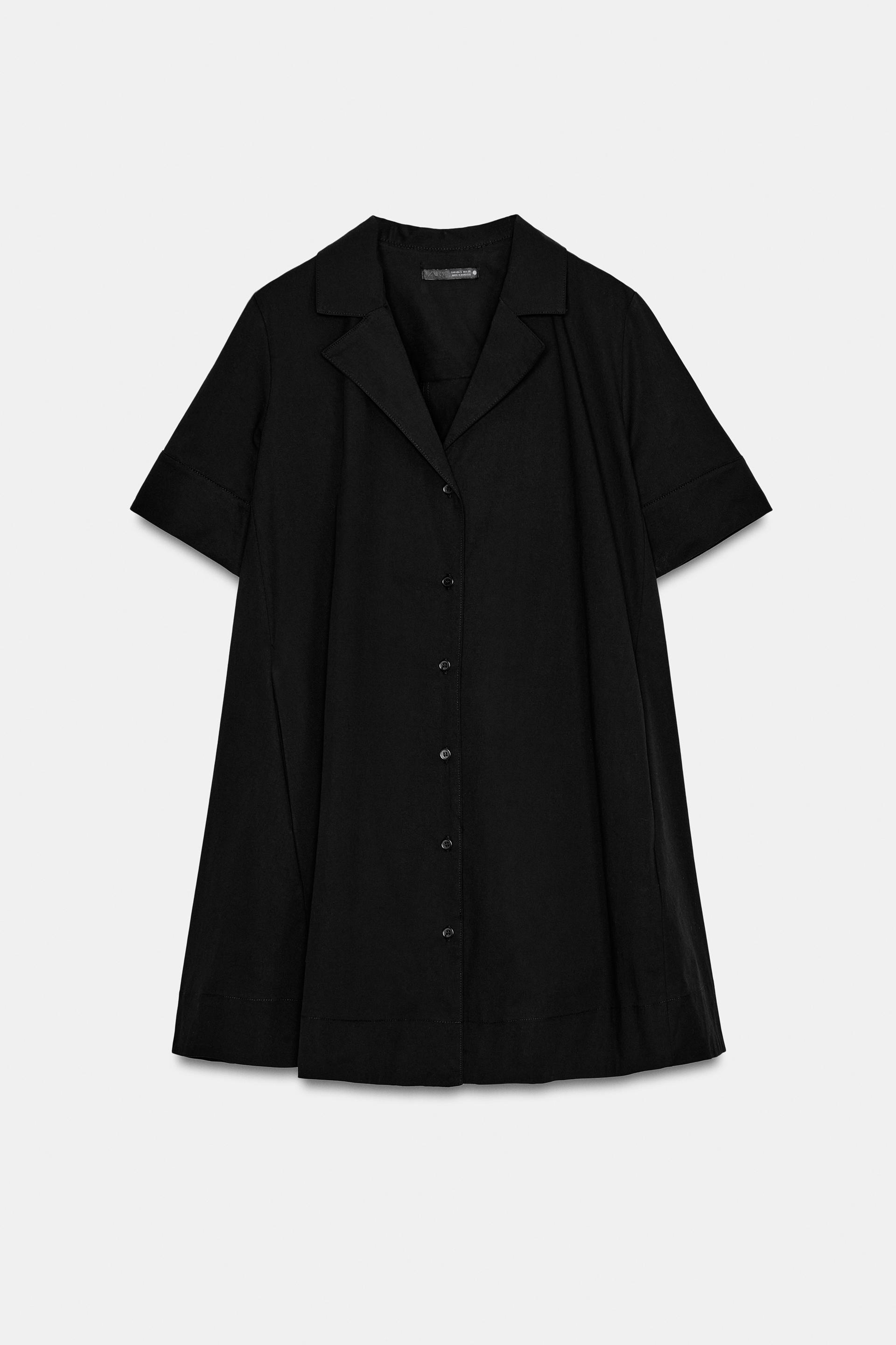 ZW COLLECTION POPLIN MINI DRESS by ZARA