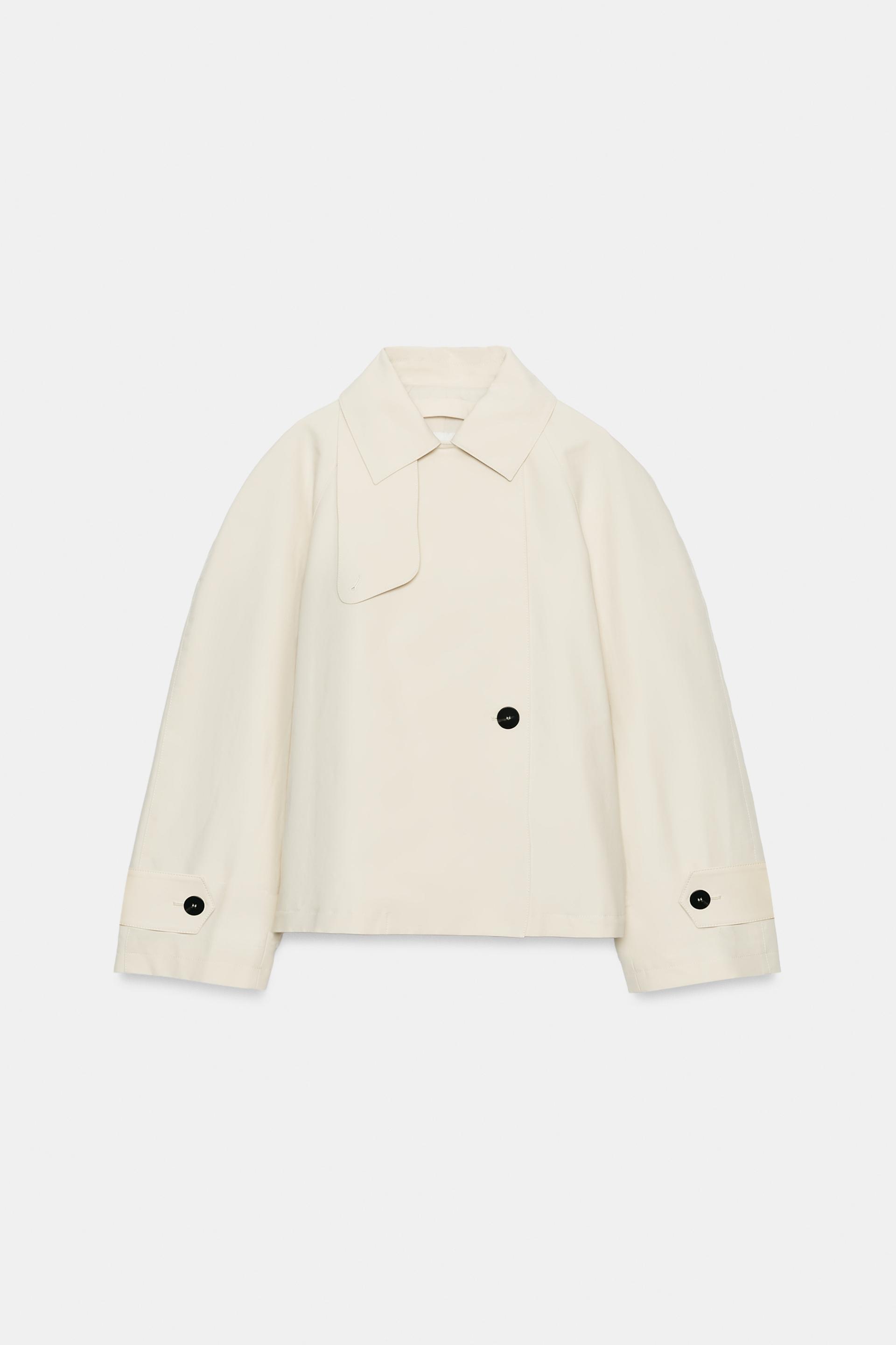 ZW COLLECTION SHORT TRENCH COAT by ZARA