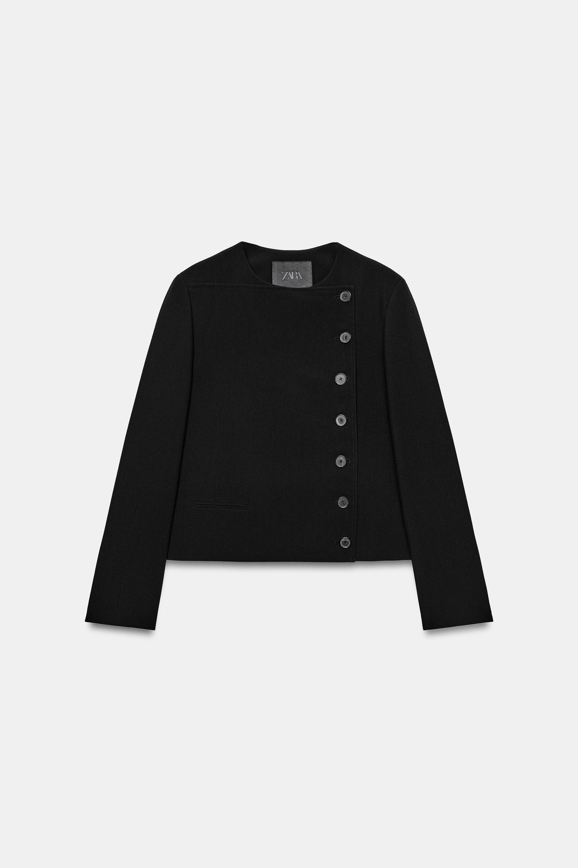 ZW COLLECTION SIDE LAPEL BLAZER by ZARA