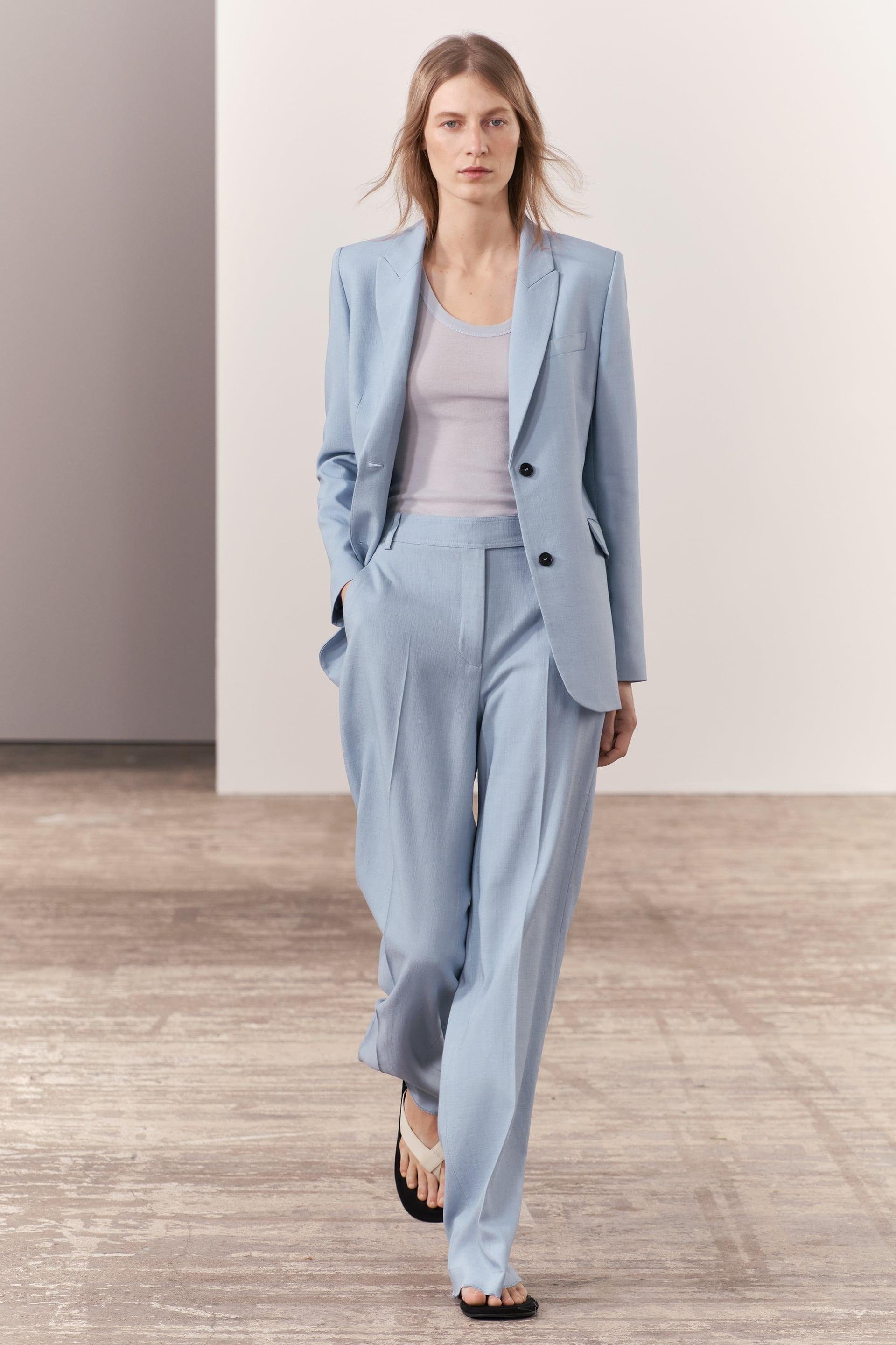 ZW COLLECTION STRAIGHT CUT SUIT PANTS by ZARA