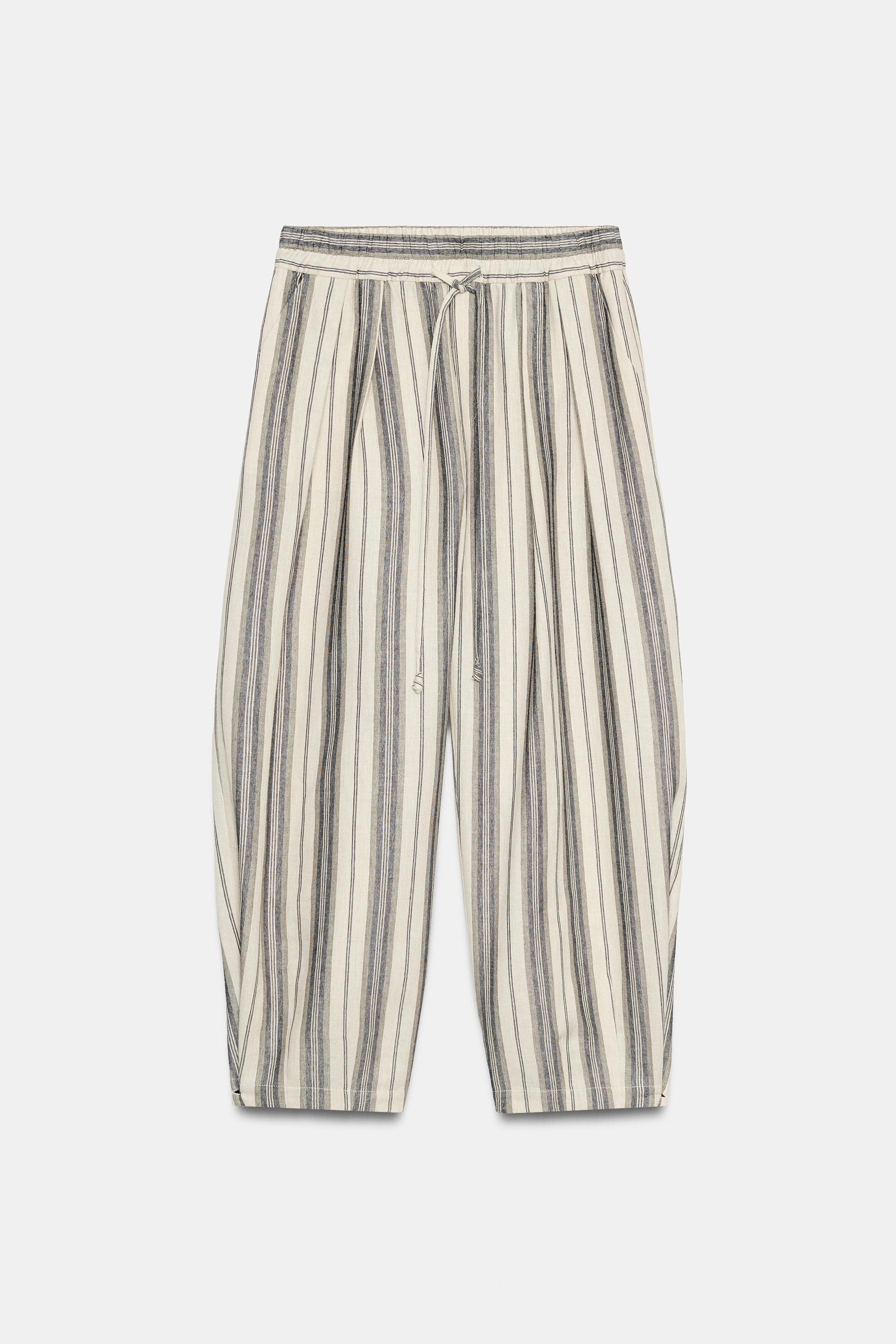 ZW COLLECTION STRIPED PAJAMA PANTS by ZARA