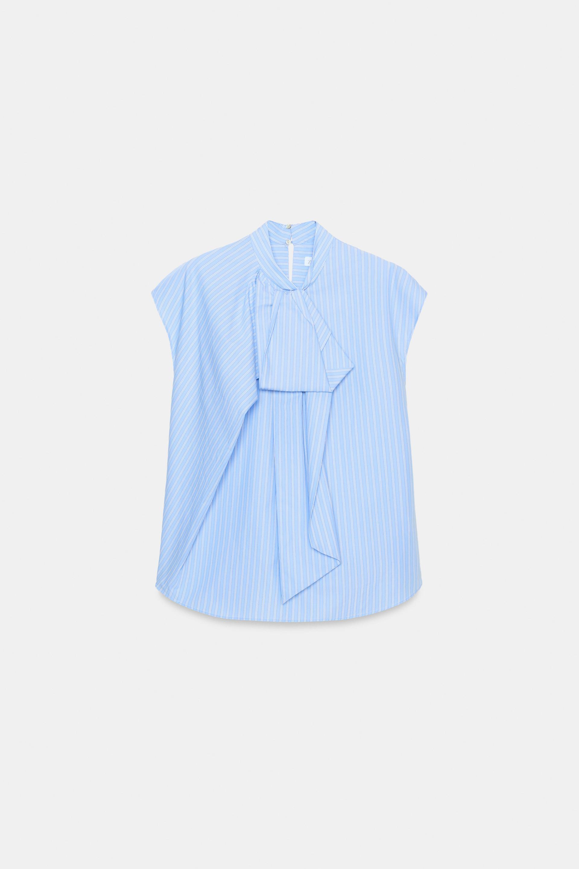 ZW COLLECTION TIED SHIRT by ZARA
