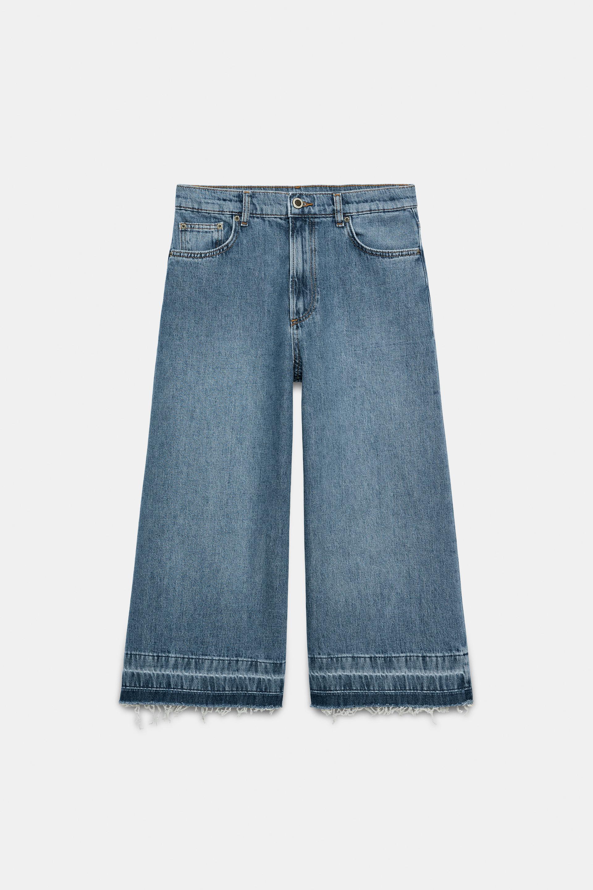ZW COLLECTION WIDE LEG DENIM SHORTS by ZARA