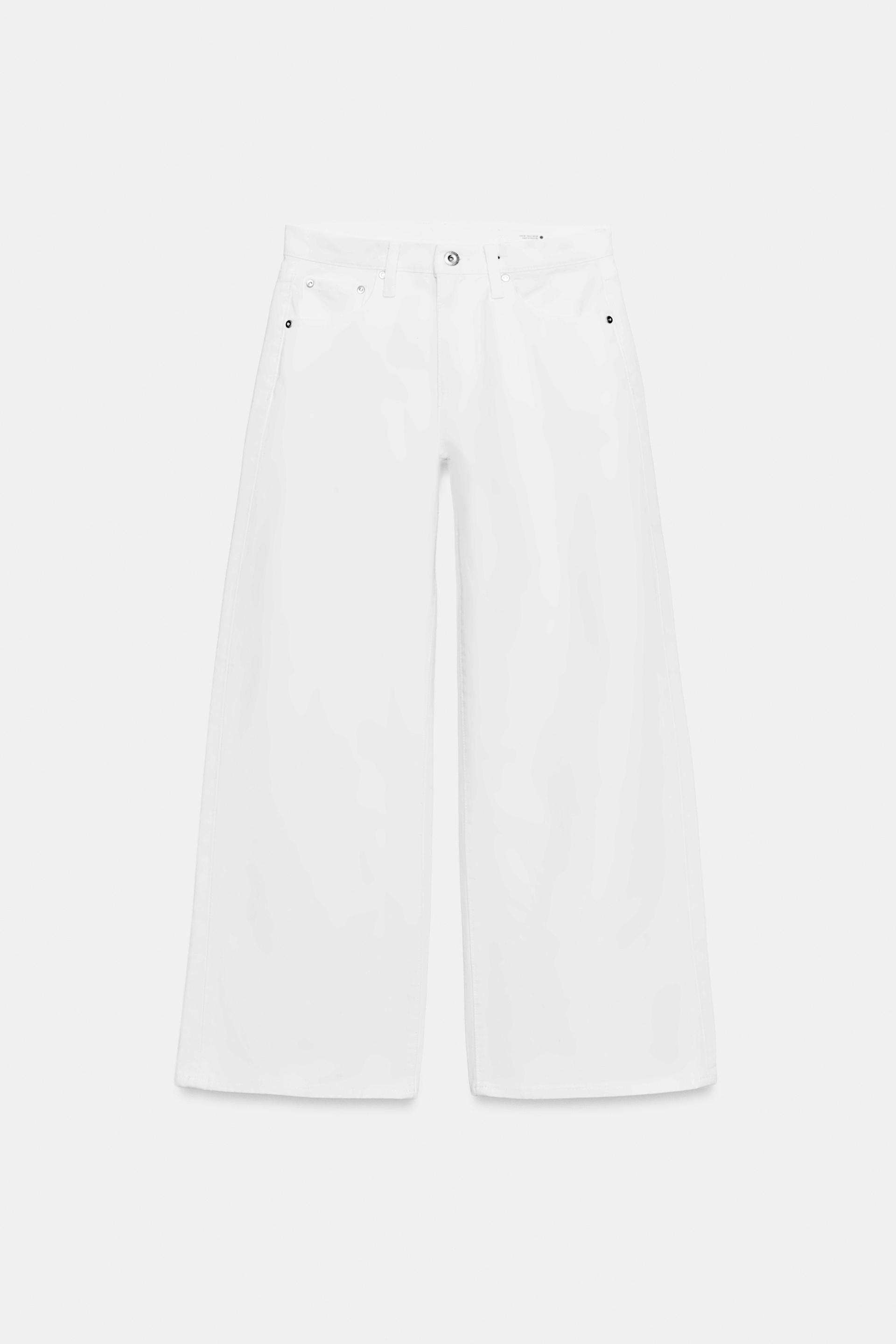 ZW COLLECTION WIDE LEG LOW RISE JEANS by ZARA