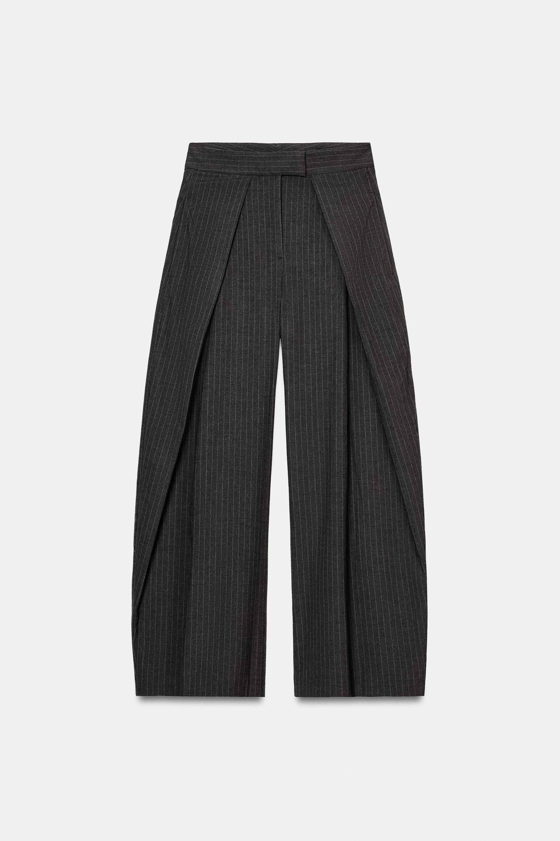 ZW COLLECTION WIDE LEG PANTS by ZARA