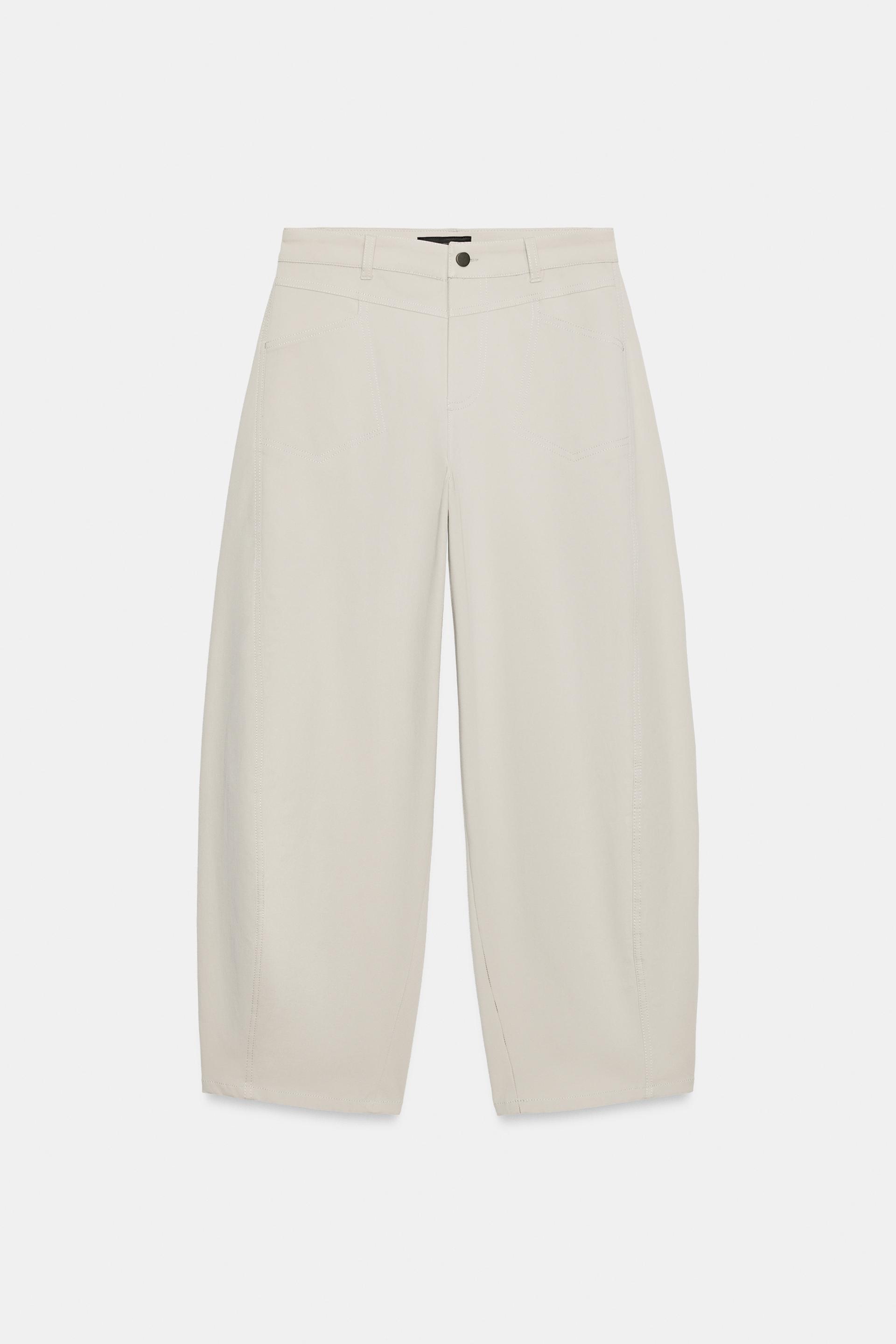 ZW COLLECTION WIDE-LEG PANTS by ZARA