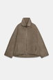 ZW COLLECTION WOOL-BLEND CROPPED COAT by ZARA