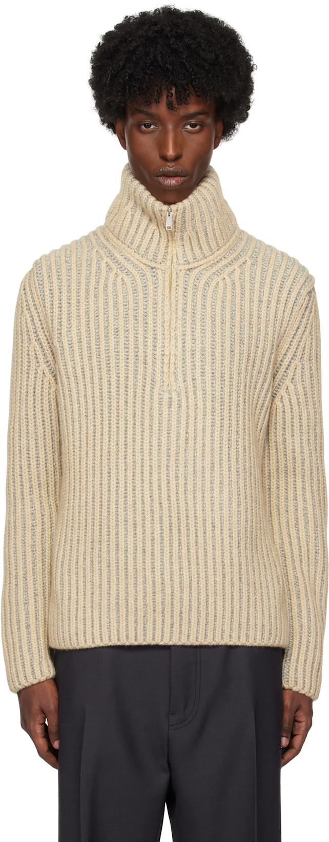 Beige Oasi Cashmere Sweater by ZEGNA