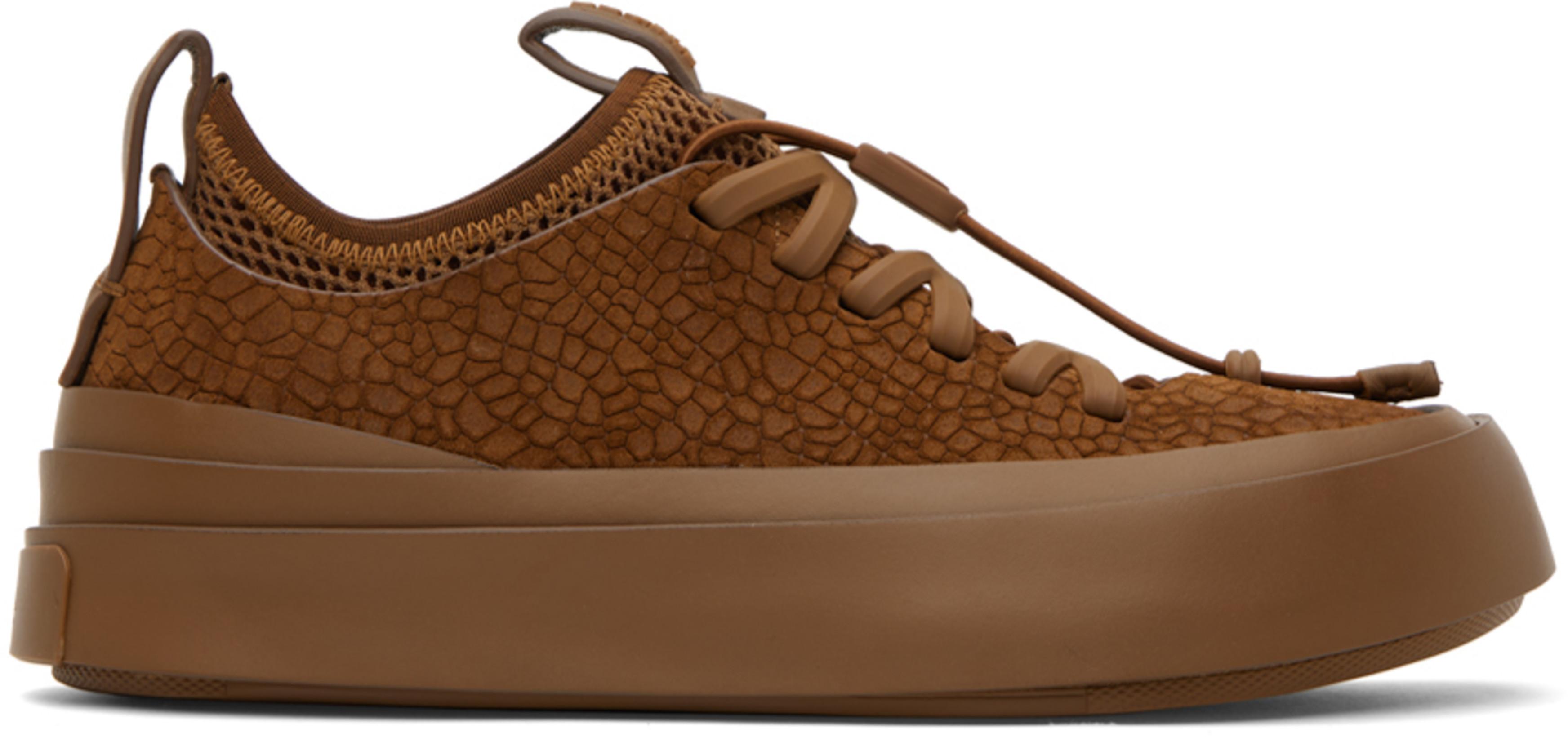 Brown MRBAILEY® Edition Triple Stitch Sneakers by ZEGNA