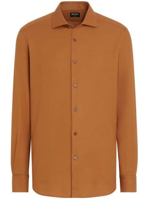 Cashco cotton-cashmere shirt by ZEGNA