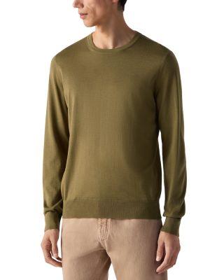 Cashseta Cashmere & Silk Crewneck Sweater by ZEGNA