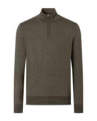 Cashseta Zip Mock Sweater by ZEGNA