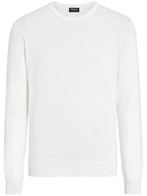 Cashseta crew-neck jumper by ZEGNA