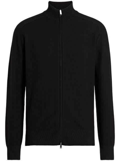 Cashseta zip-up cardigan by ZEGNA