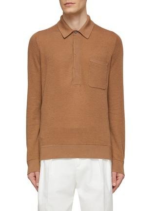 Knitted Polo Shirt by ZEGNA