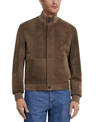 Leather Blouson Jacket by ZEGNA