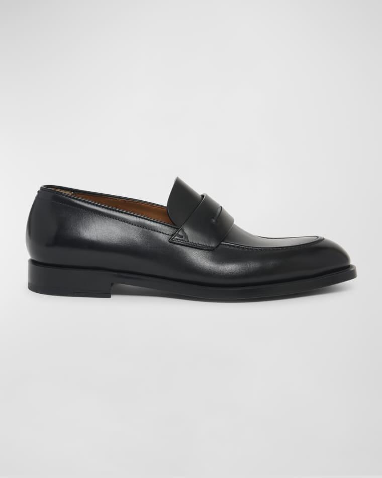 Men's Calfskin Penny Loafers by ZEGNA