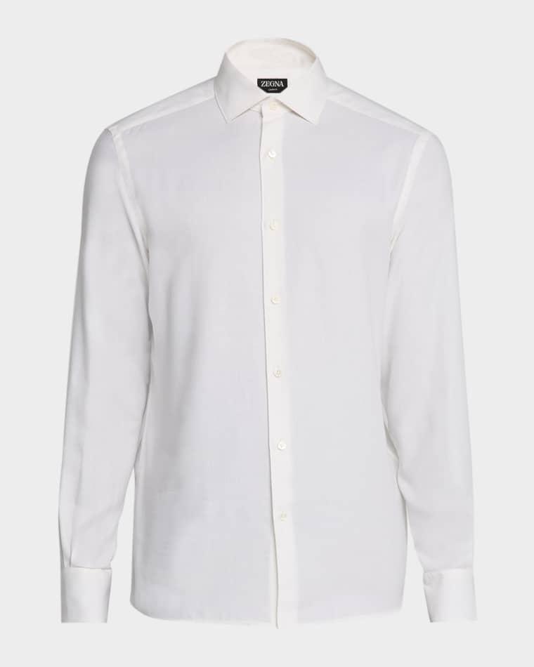 Men's Cashco Classic-Fit Sport Shirt by ZEGNA