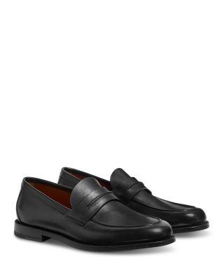 Men's Leather Mocassin Corso Loafers by ZEGNA