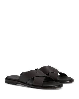 Men's Leather Sandals by ZEGNA