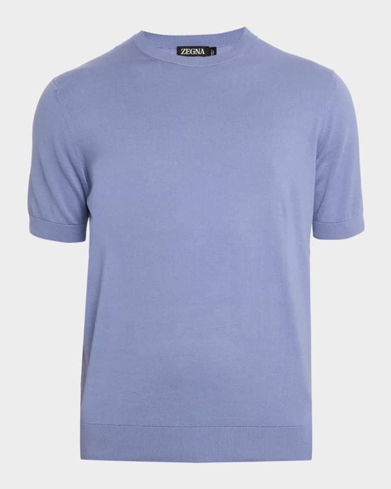 Men's Premium Cotton Knit T-Shirt by ZEGNA