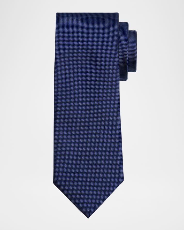 Men's Tic-Weave Silk Tie by ZEGNA