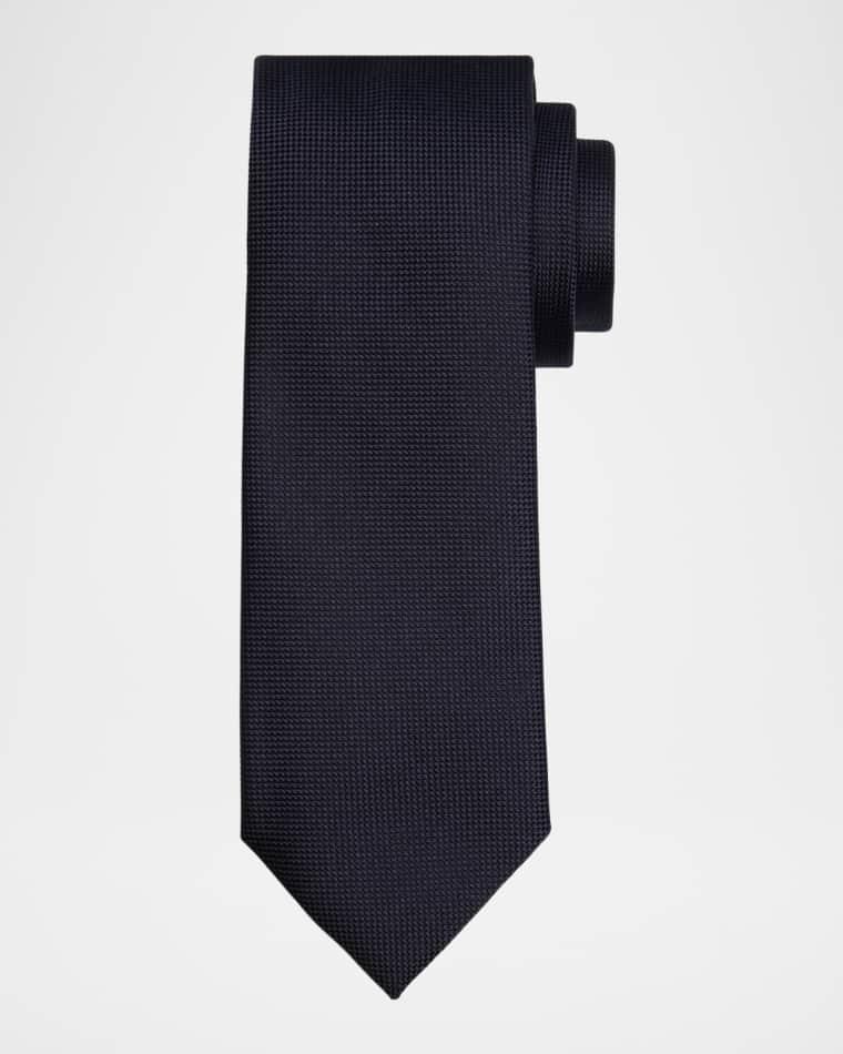 Men's Tic-Weave Silk Tie by ZEGNA