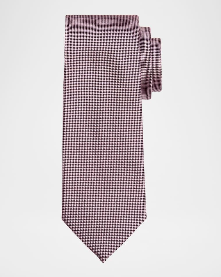 Men's Tic-Weave Silk Tie by ZEGNA