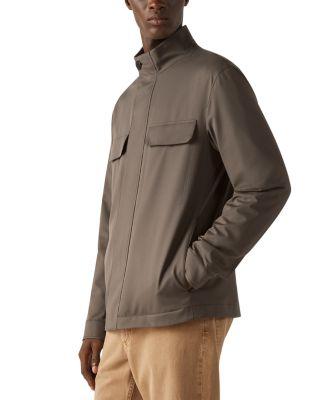 Microfiber Motorin 100cc Field Jacket by ZEGNA