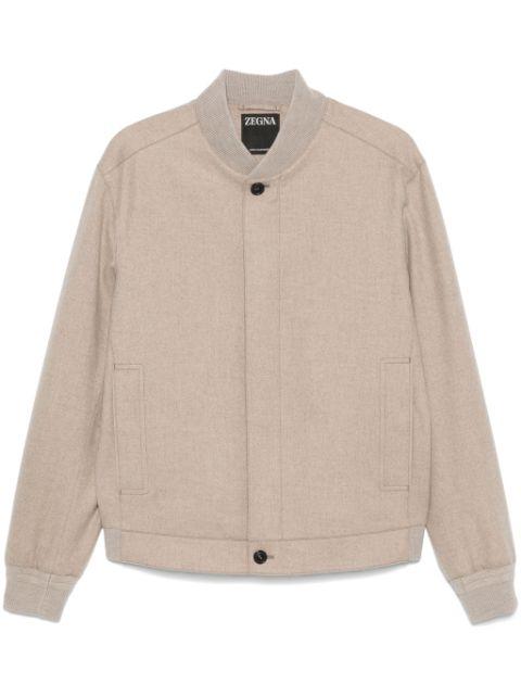 Oasi Cashmere bomber jacket by ZEGNA