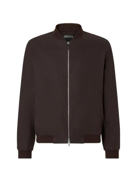 Oasi Lino bomber jacket by ZEGNA