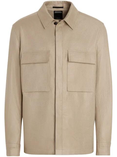 Oasi Lino overshirt by ZEGNA