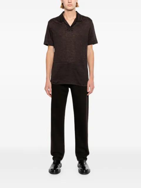Oasi Lino polo-collar T-shirt by ZEGNA