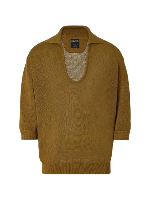 Oasi Lino polo shirt by ZEGNA