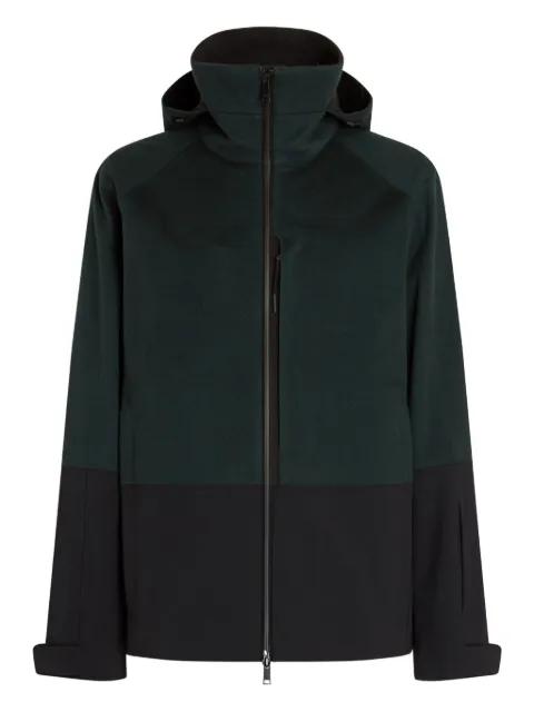 Oasi hoodied two-tone jacket by ZEGNA