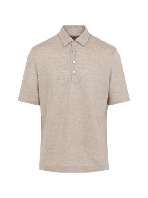 Oasi linen polo shirt by ZEGNA