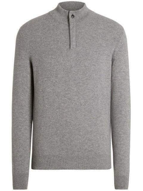 Oasi mock-neck cashmere jumper by ZEGNA