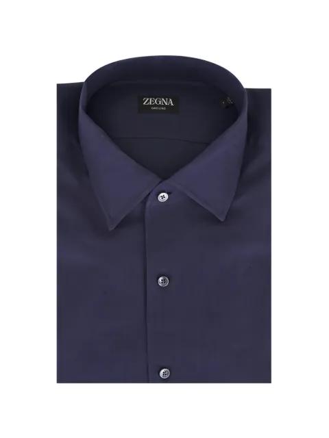 Oasilino spread-collar shirt by ZEGNA