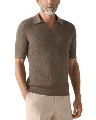 Premium Cotton Polo Shirt by ZEGNA
