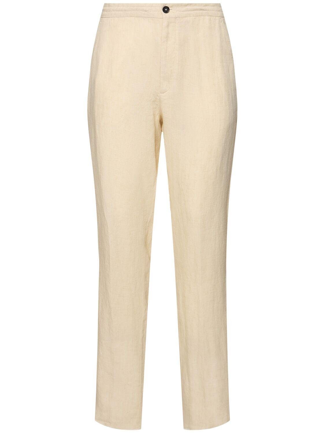 Pure Linen Joggers by ZEGNA