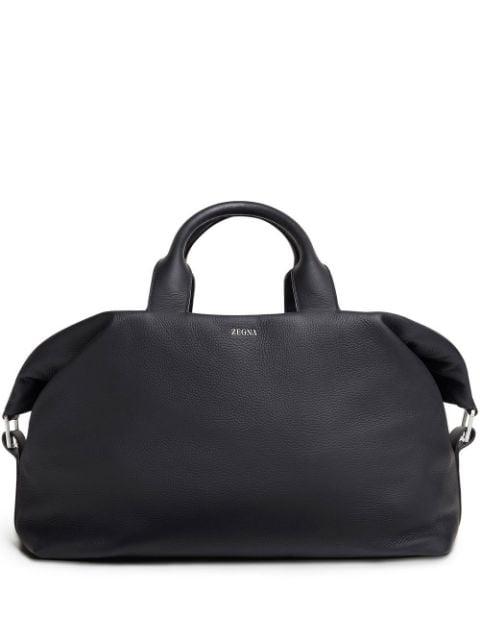 Raglan deerskin holdall by ZEGNA
