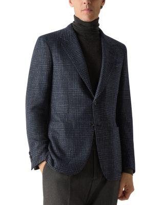 Regular Fit Cashmere Silk & Linen Jacket by ZEGNA