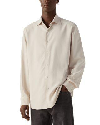 Regular Fit Silk Shirt by ZEGNA