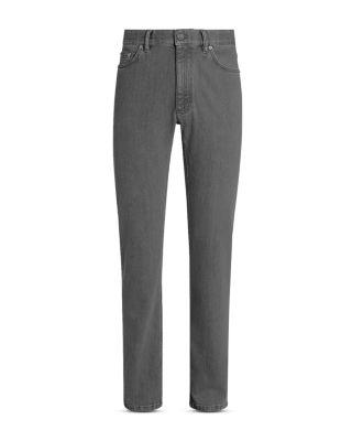 Roccia Slim Fit Stone Washed Jeans in Gray by ZEGNA